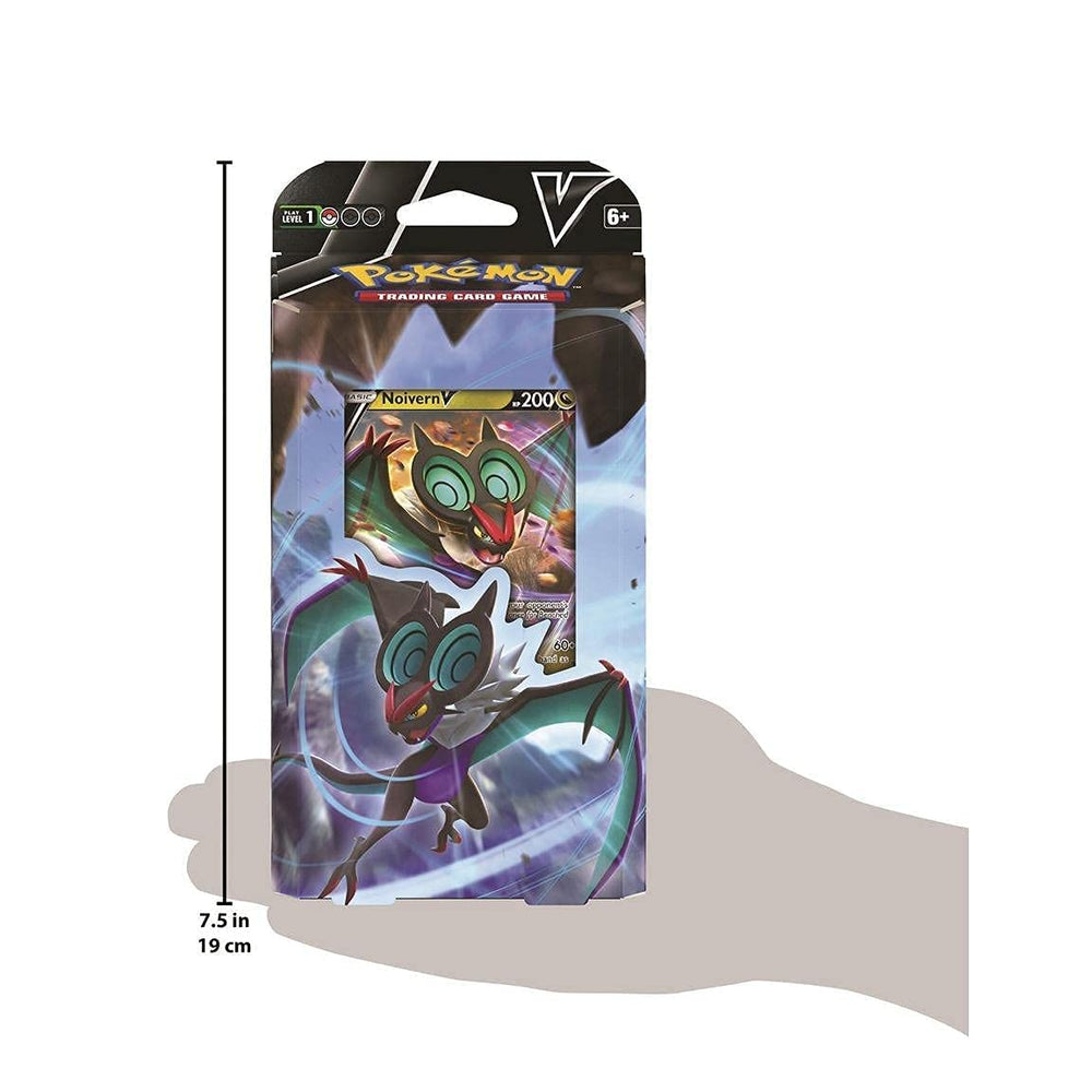 Pokémon Noivern V Battle Deck playmat in action supports solo or two-player practice.
