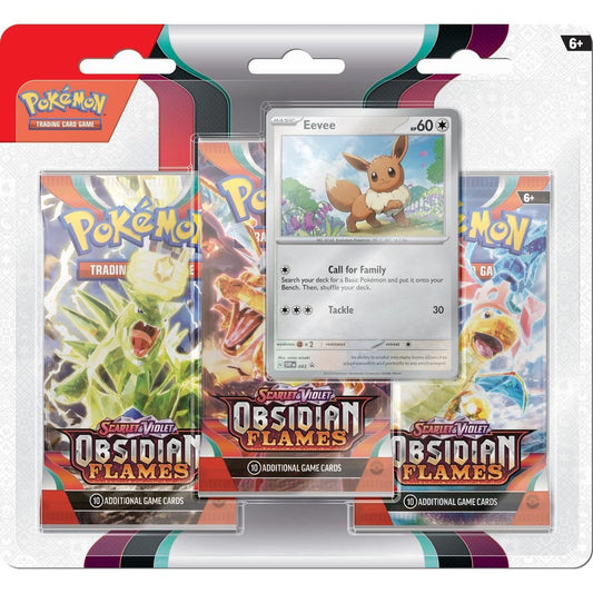 Pokémon Obsidian Flames booster showcases Charizard ex for intense battles.
