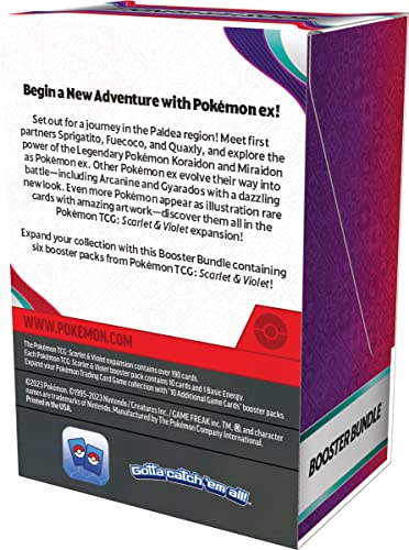 Pokemon Paldea Evolved six-pack display for new card pulls.