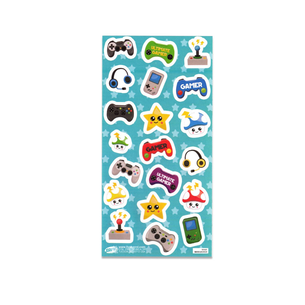 Trading cards and stickers included in the Pokemon Party Favor Set