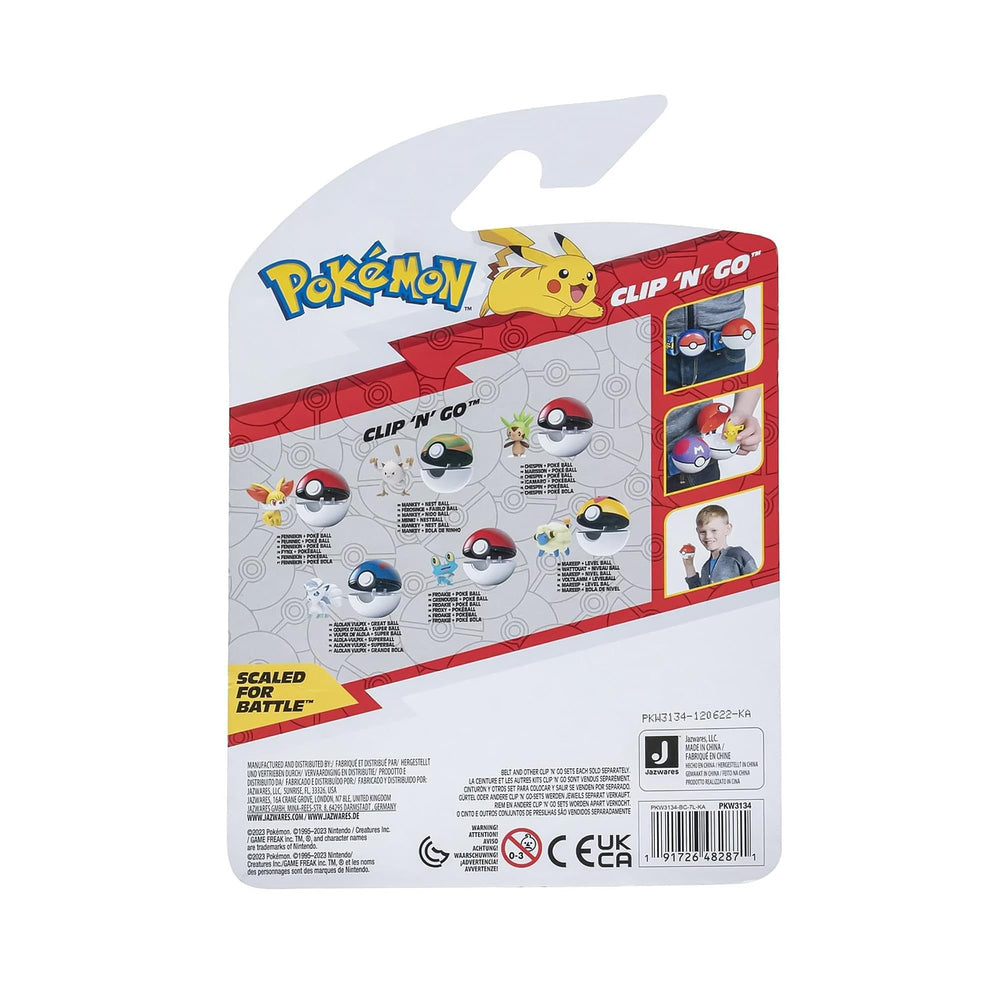 Pokémon PKW3132 packaging display highlighting on-the-go play.