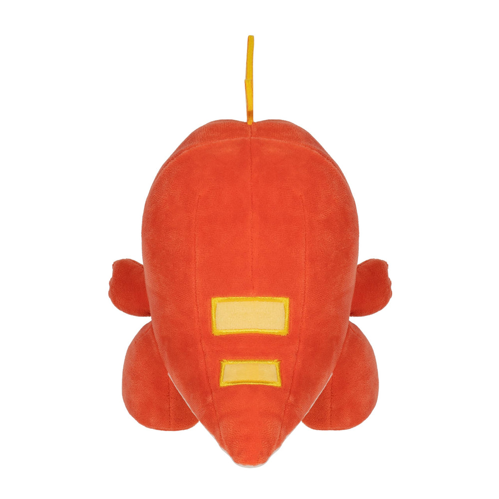 Pokémon PKW3350 Fuecoco plush sitting pose, perfect for desk or shelf display.