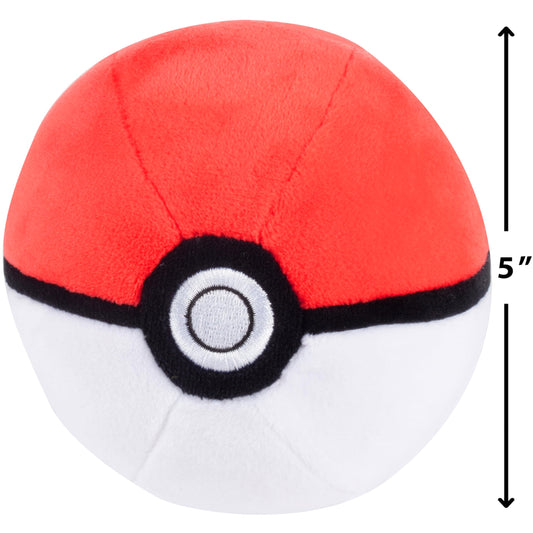 Pokémon Poké Ball Plush Great Ball variant adds variety for imaginative games.