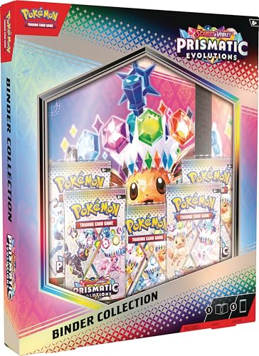 Pokémon Prismatic Evolutions booster packs ready for exciting pulls and collection growth.