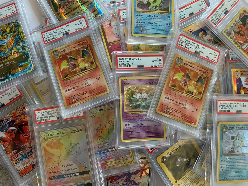 Random Pokémon card from a mixed set with PSA grade for collectors.