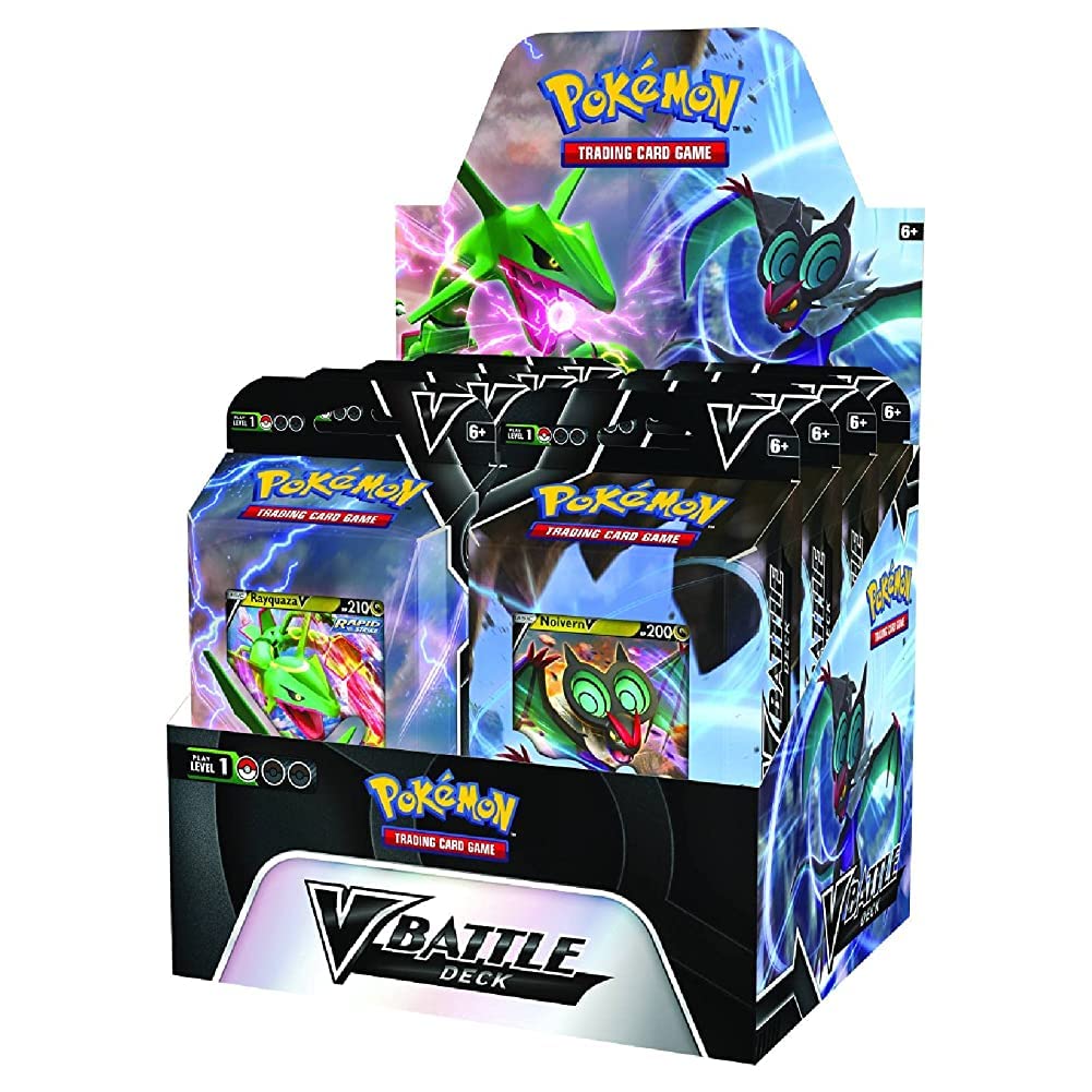 Pokemon Rayquaza V Battle Deck front image, ready for quick setup and action.