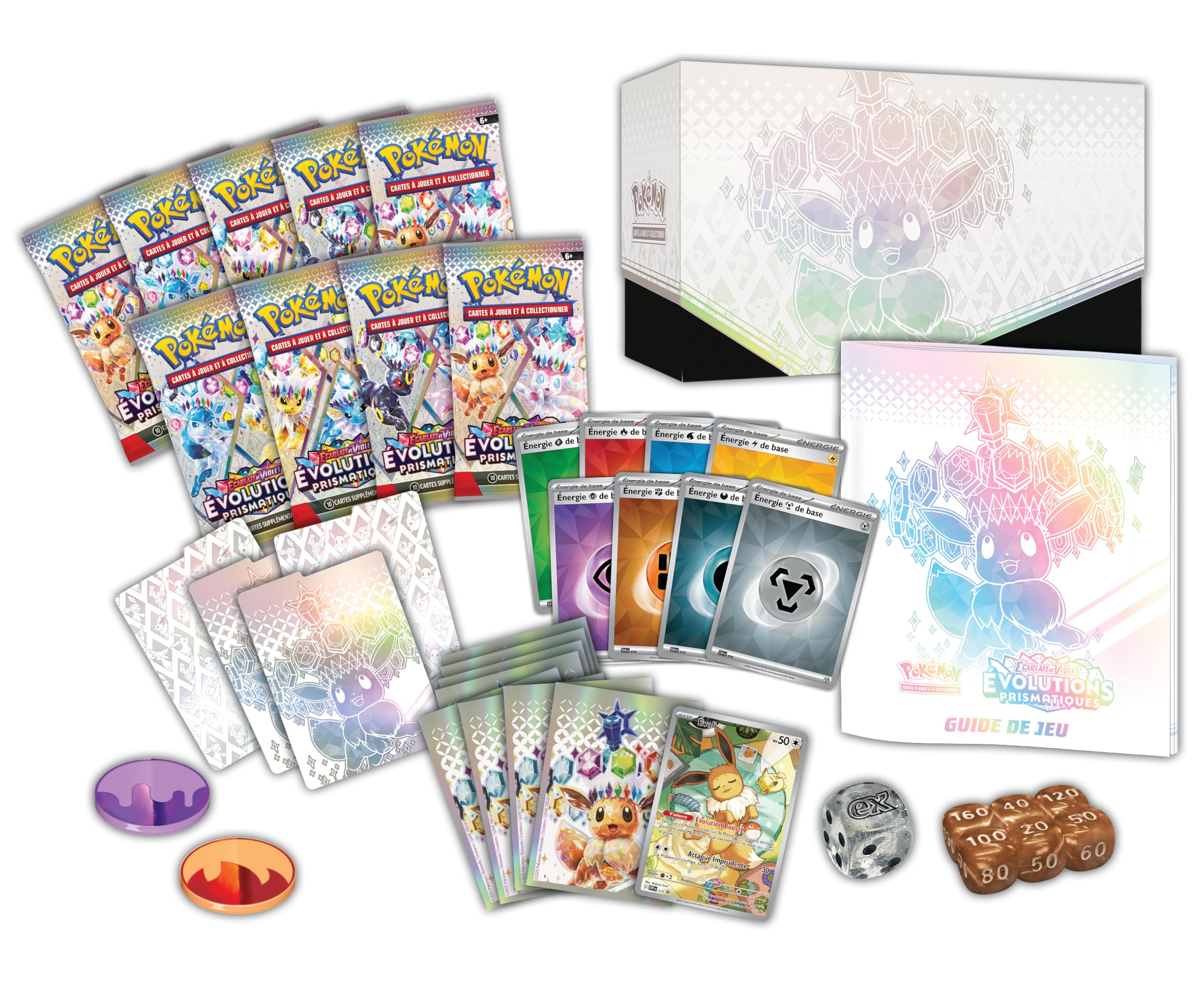 Energy cards assortment for quick deck-building and practice.