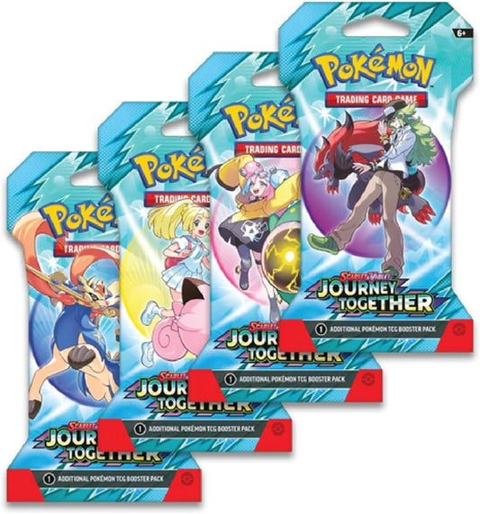 Pokemon Journey Together booster packs diversify your collection and trading opportunities.