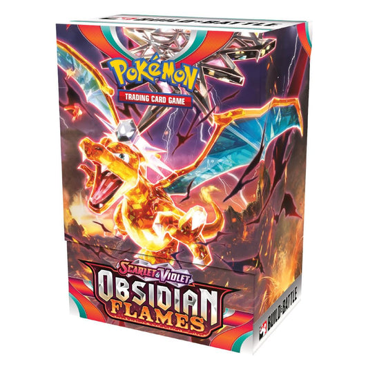 Pokémon SV03 Obsidian Flames booster packs being opened for an exciting unboxing experience.