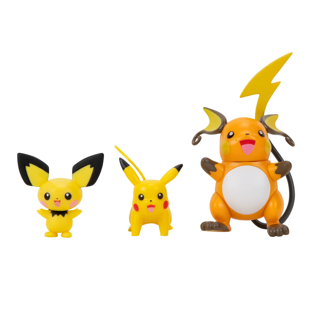 Pokémon Select Evolution 2-inch Pichu figure for collectible display.