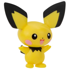 Poseable Raichu figure demonstrates dynamic display options.