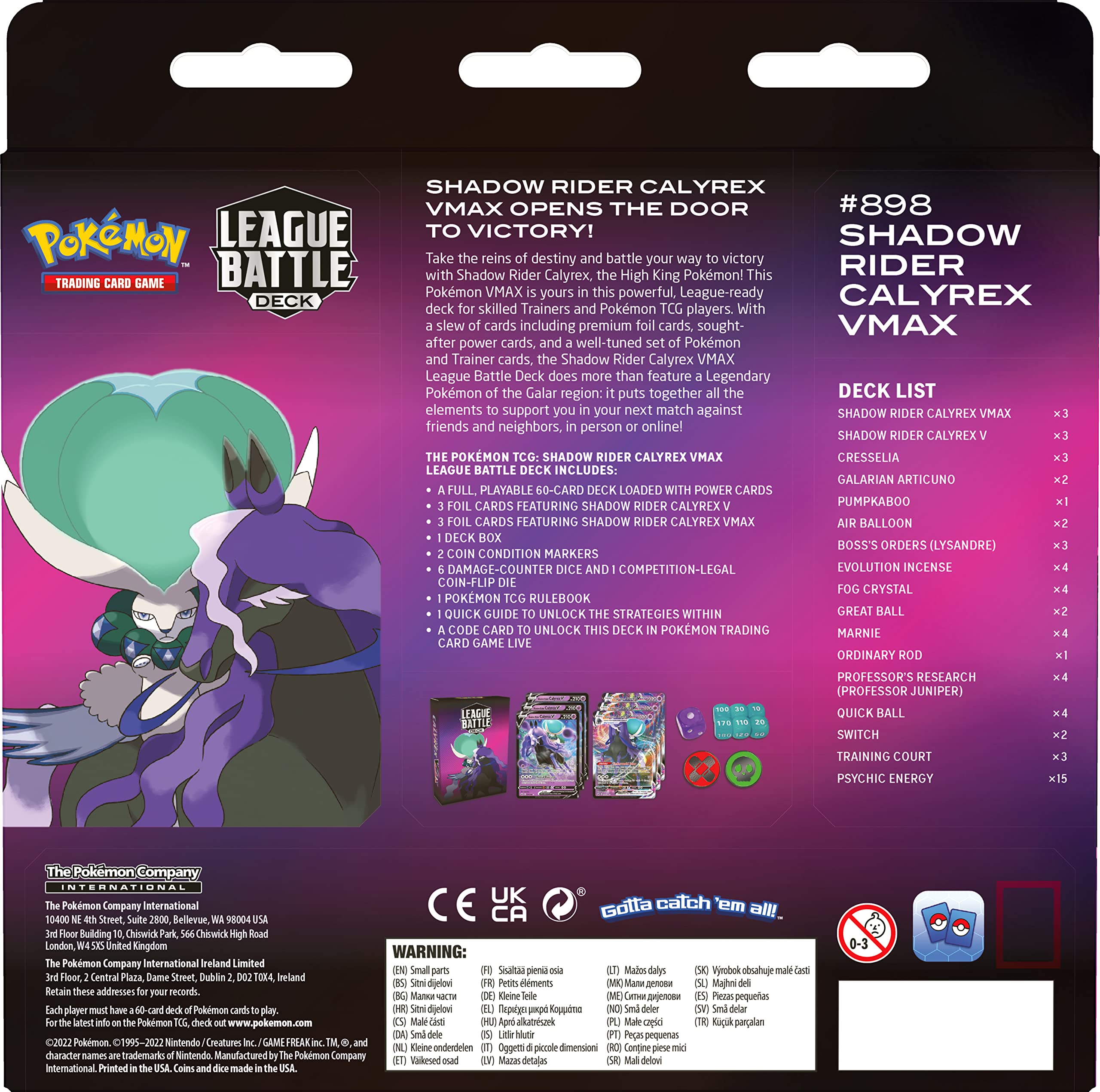 Deck box branded with Pokémon for organized, portable battles.