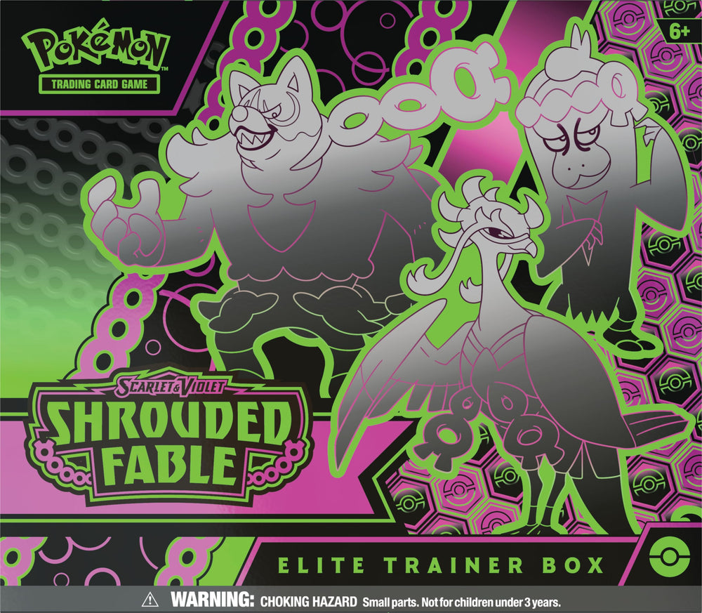 Pecharunt foil promo card centerpiece with radiant foil details.