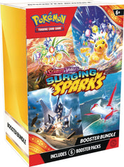 Pokemon Surging Sparks booster pack front view—expand your collection with new ex cards