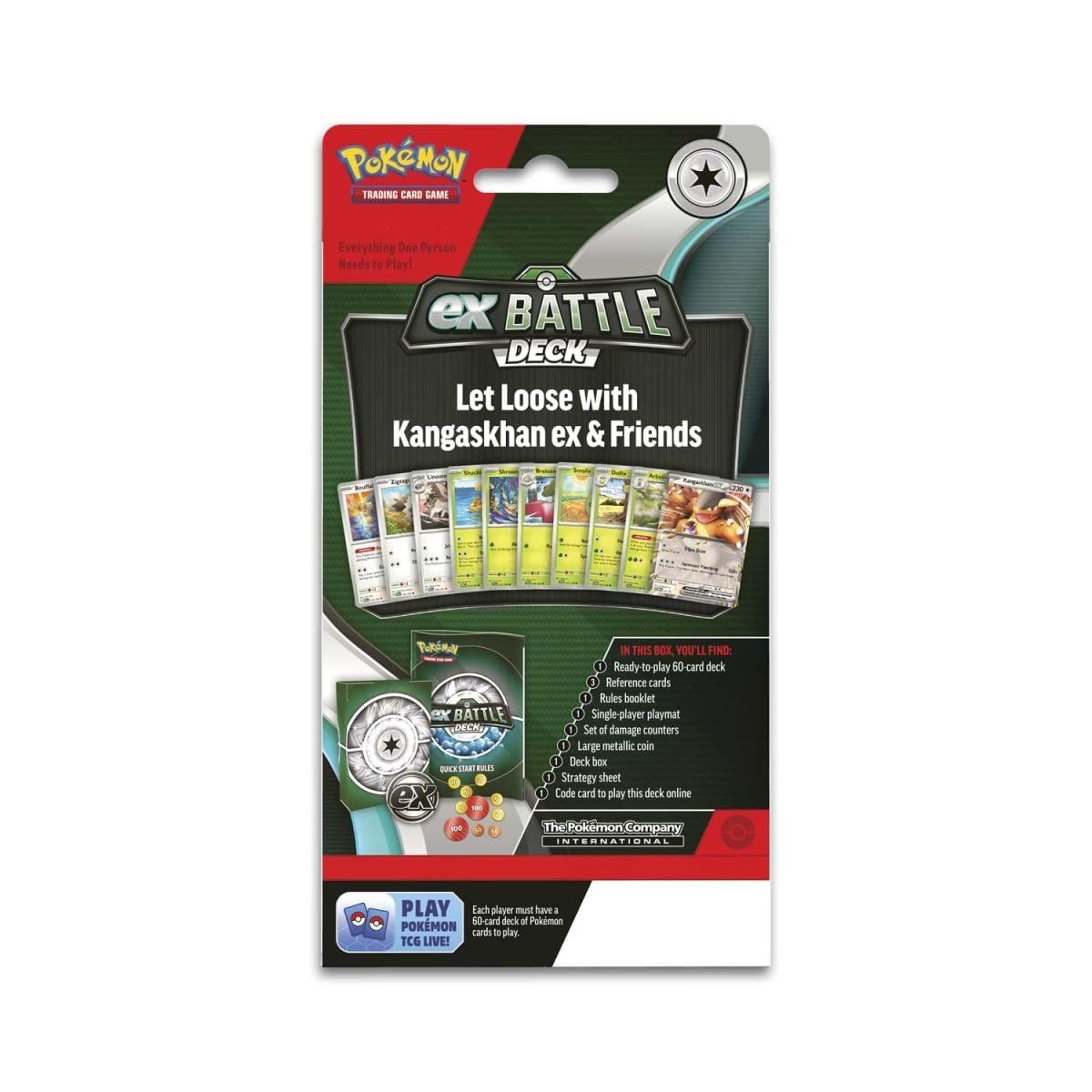 Pokemon Kangaskhan ex Battle Deck code card unlocks online play