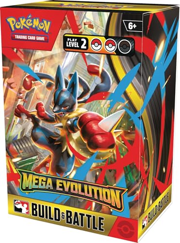 Pokemon TCG Mega Evolution Build & Battle Box booster packs ready to expand battles