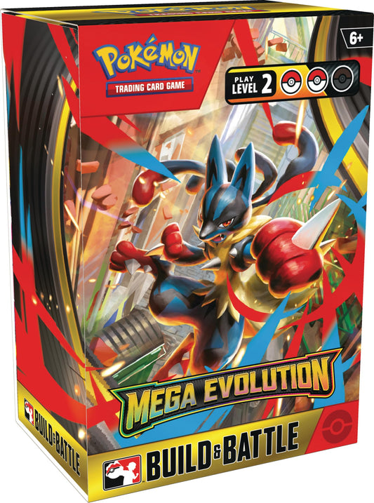 Pokemon TCG Mega Evolution Build & Battle Box promo card with collectible foil design for fans