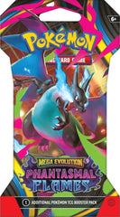 Phantasmal Flames display with two booster packs for collection and trading