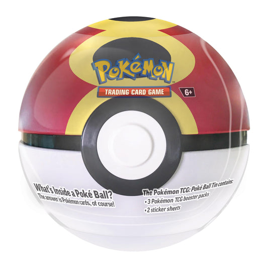 Pokemon TCG Poke Ball Tin Series 9 front view showing collectible packaging for fans.