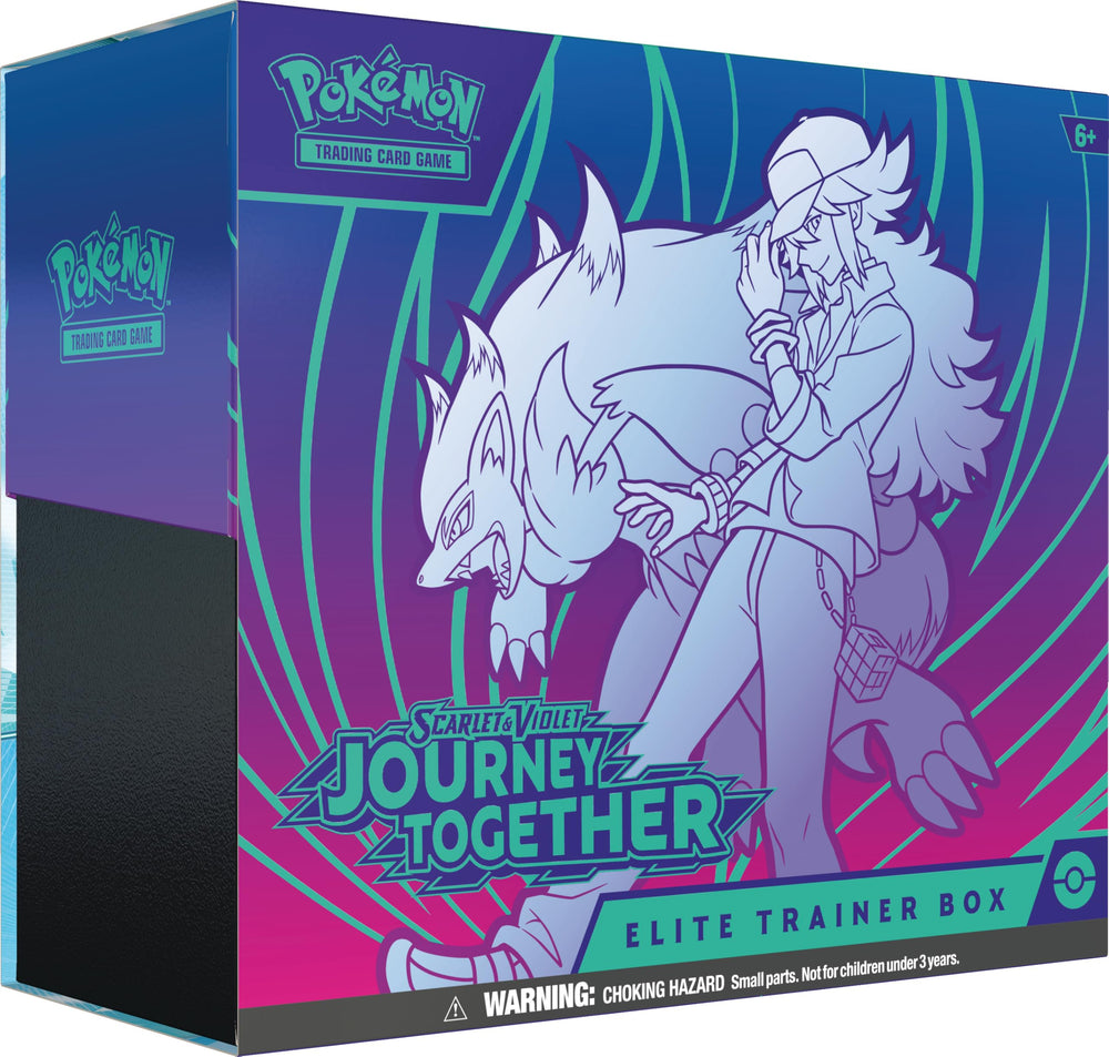 Pokémon TCG Journey Together ETB cover art for display and collection