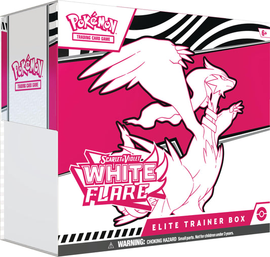 Pokémon TCG White Flare ETB booster packs for exciting pulls.