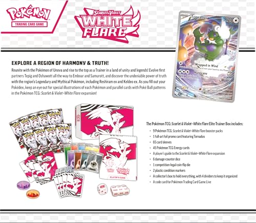 Pokémon TCG White Flare ETB Tornadus promo card for collection variety.