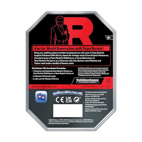 Pokémon TCG Team Rocket Tin foil Nidoking ex promo card adds deck options