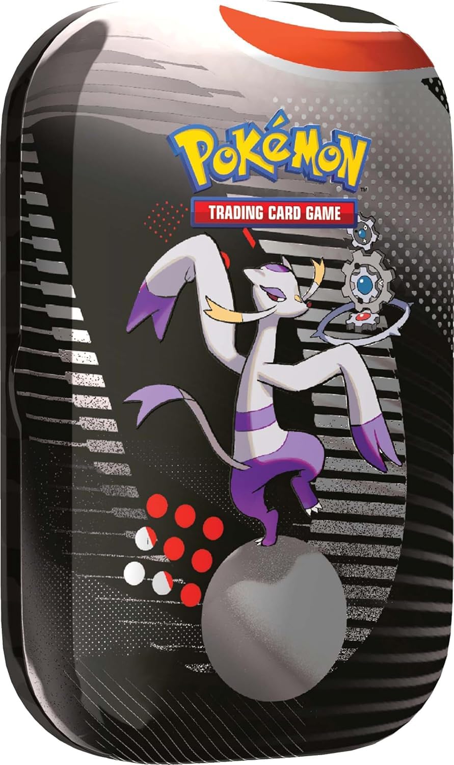 Pokémon TCG Unova Mini Tin packaging open reveals contents.