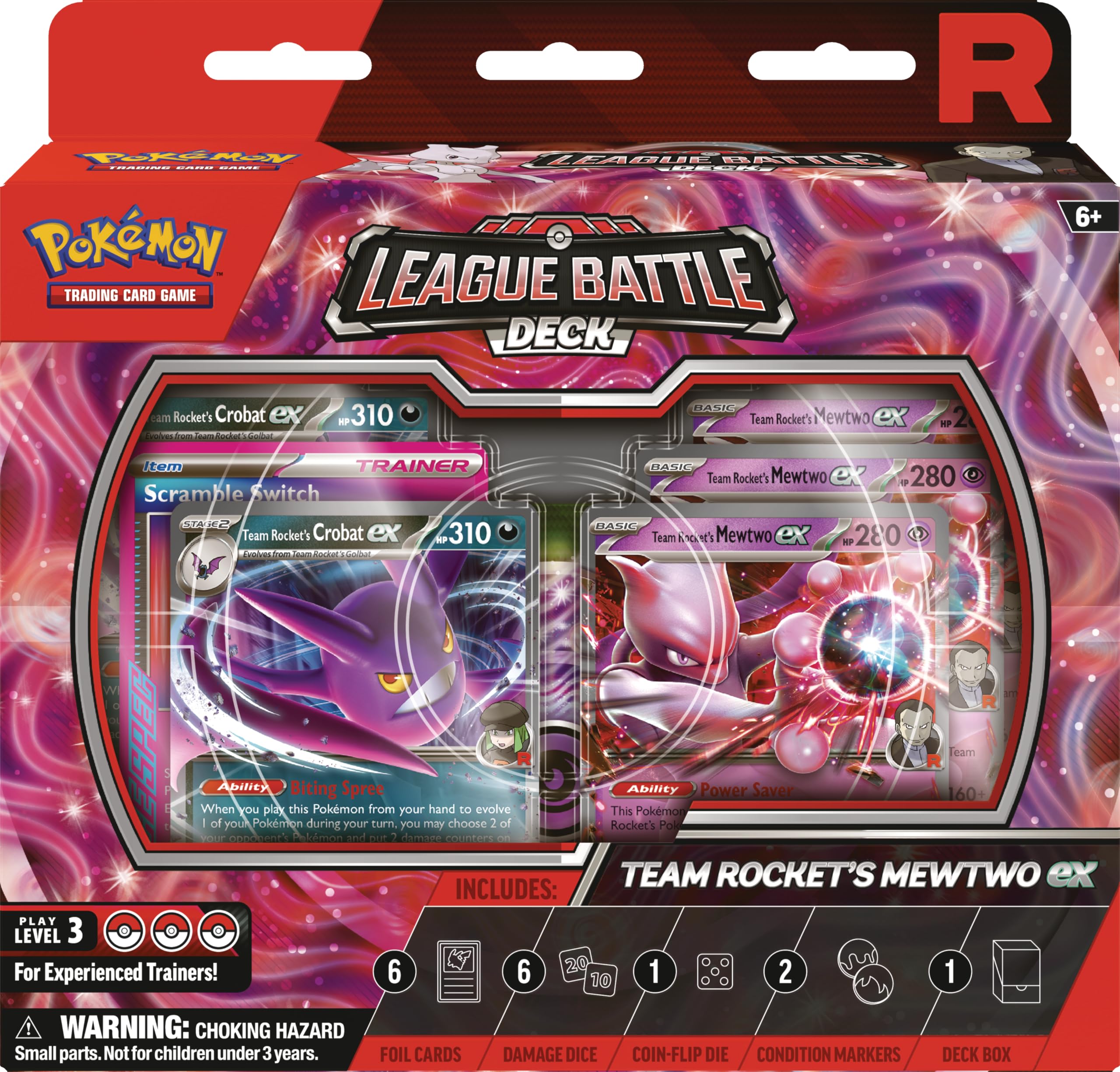 Pokemon Team Rocket's Mewtwo ex ready-to-play deck contents for quick setup