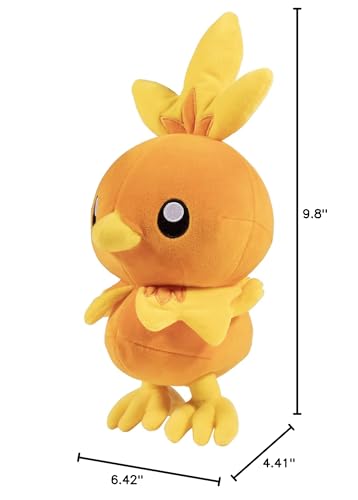 Pokemon Torchic plush gift idea, ideal stocking stuffer for fans.