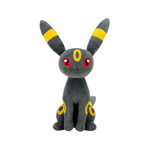 Close-up of Umbreon eyes on 20cm plush for authentic look