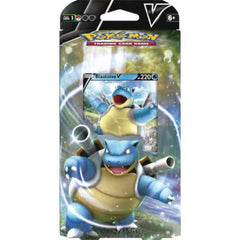 Pokemon Blastoise V Battle Deck cover showing a ready-to-play setup for fast battles.