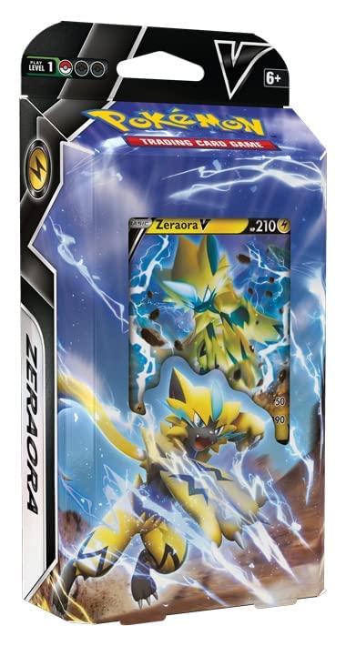 Pokemon Zeraora V Battle Deck playmat for solo practice and quick setup.