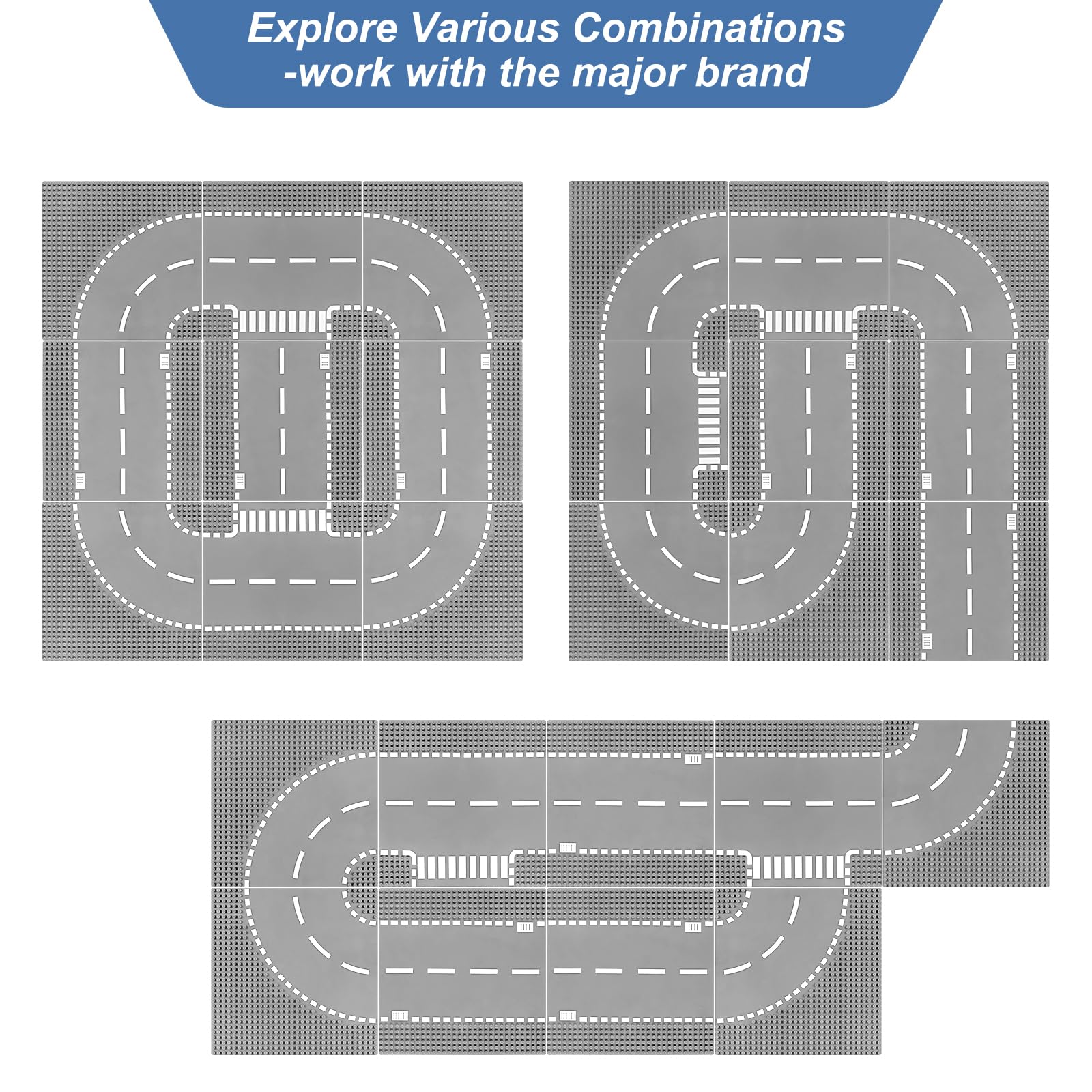 Pokiiulk durable ABS road plates resist wear for lasting city-building sessions.