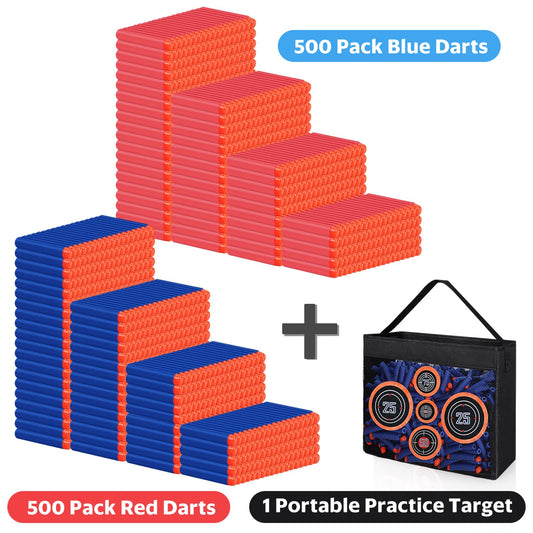 Pokiiulk darts compatible with Modulus blasters for versatile Nerf battles.
