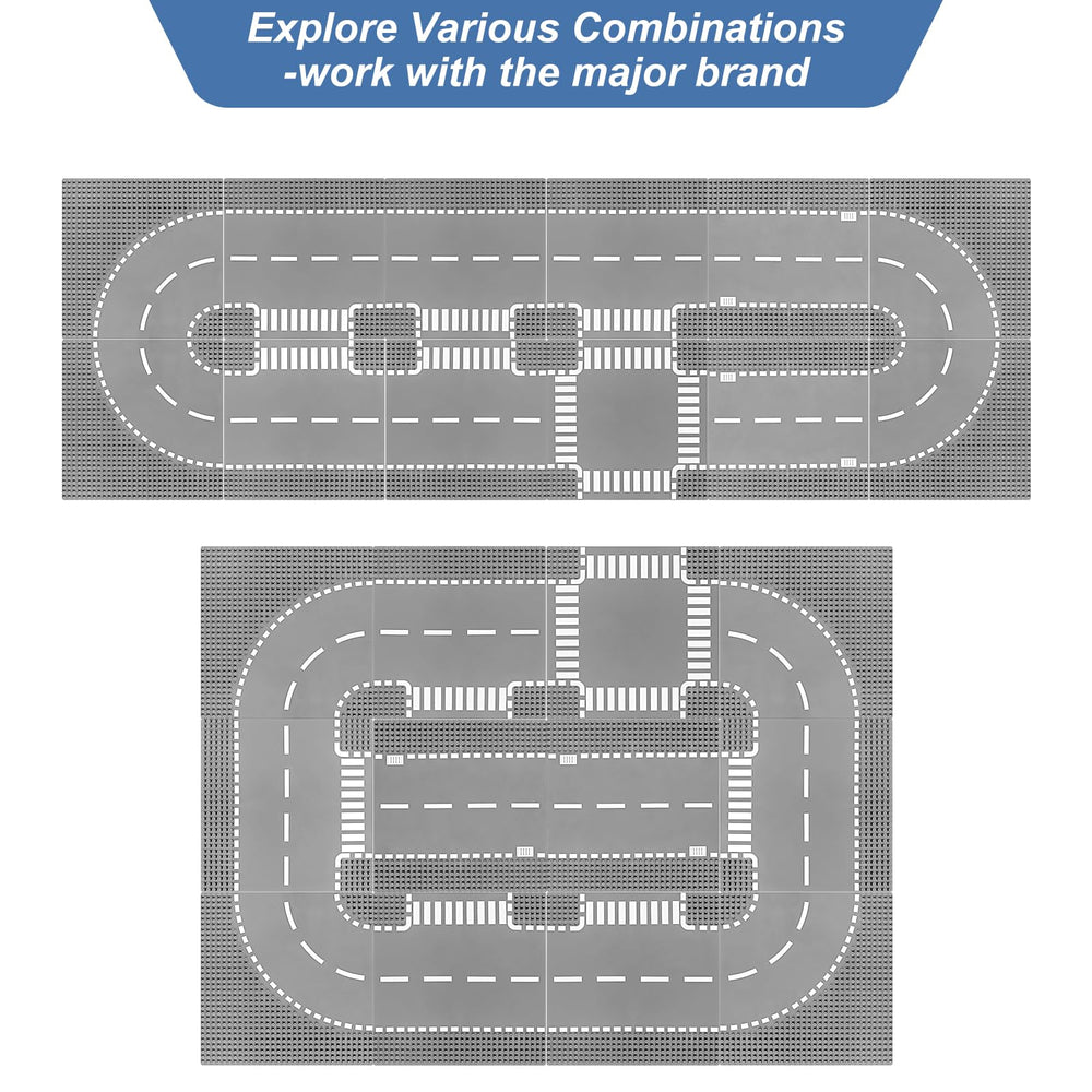 Pokiiulk DIY stickers offer color customization of road grids for themed layouts