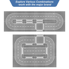 Pokiiulk DIY stickers offer color customization of road grids for themed layouts