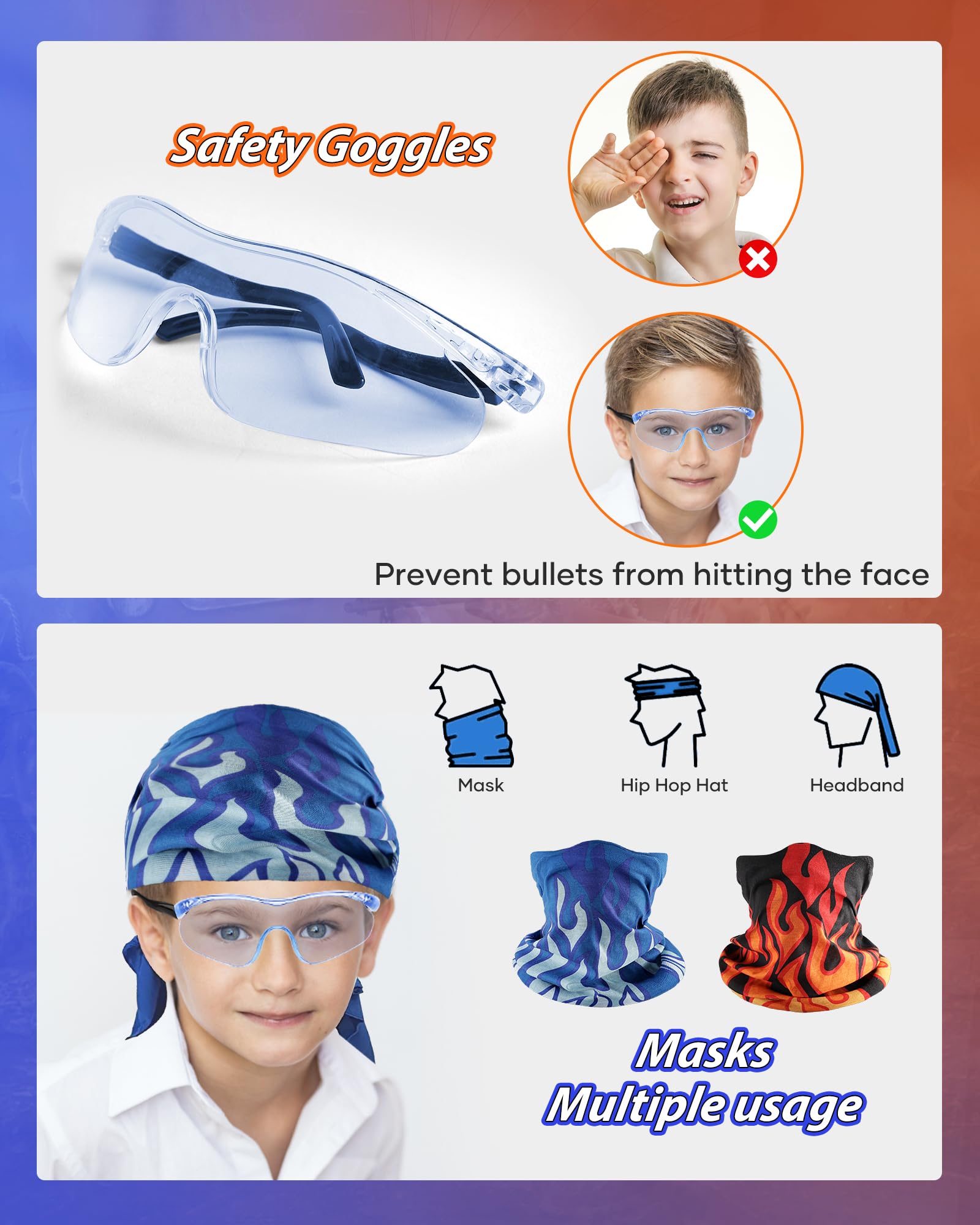 Pokiiulk face masks offer soft EVA material for comfortable wear.