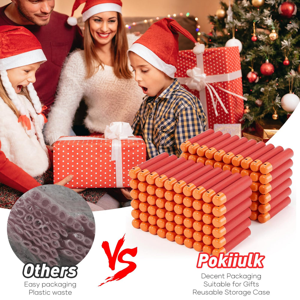 Pokiiulk mega darts bulk pack ideal for extended Nerf Mega battles.