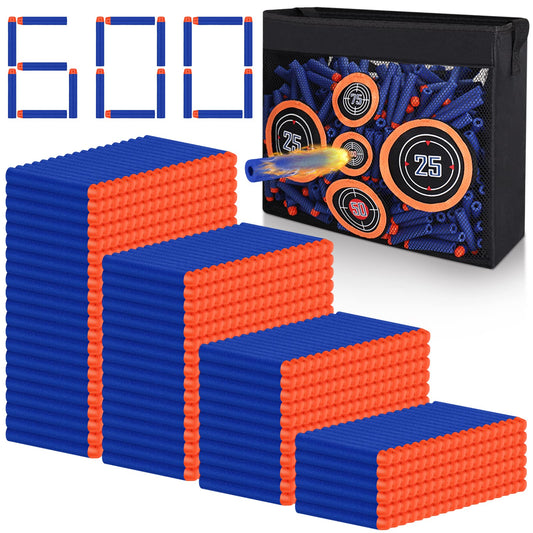 Pokiiulk refill bullets for Nerf darts with reliable fit for multiple blasters.