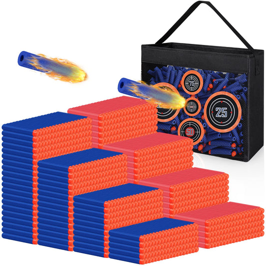 Pokiiulk refill darts 1000-pack for quick reloads and long-lasting play.
