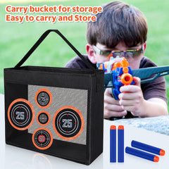 Pokiiulk safe EVA foam darts with rubberized tips for safe play.