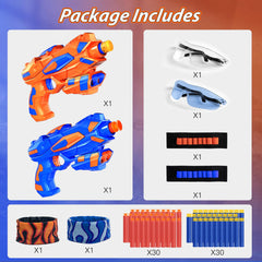 Pokiiulk safety goggles protect eyes during high-energy foam dart play.