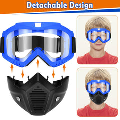 POKONBOY adjustable strap fit, secure wear for kids during pretend battles.