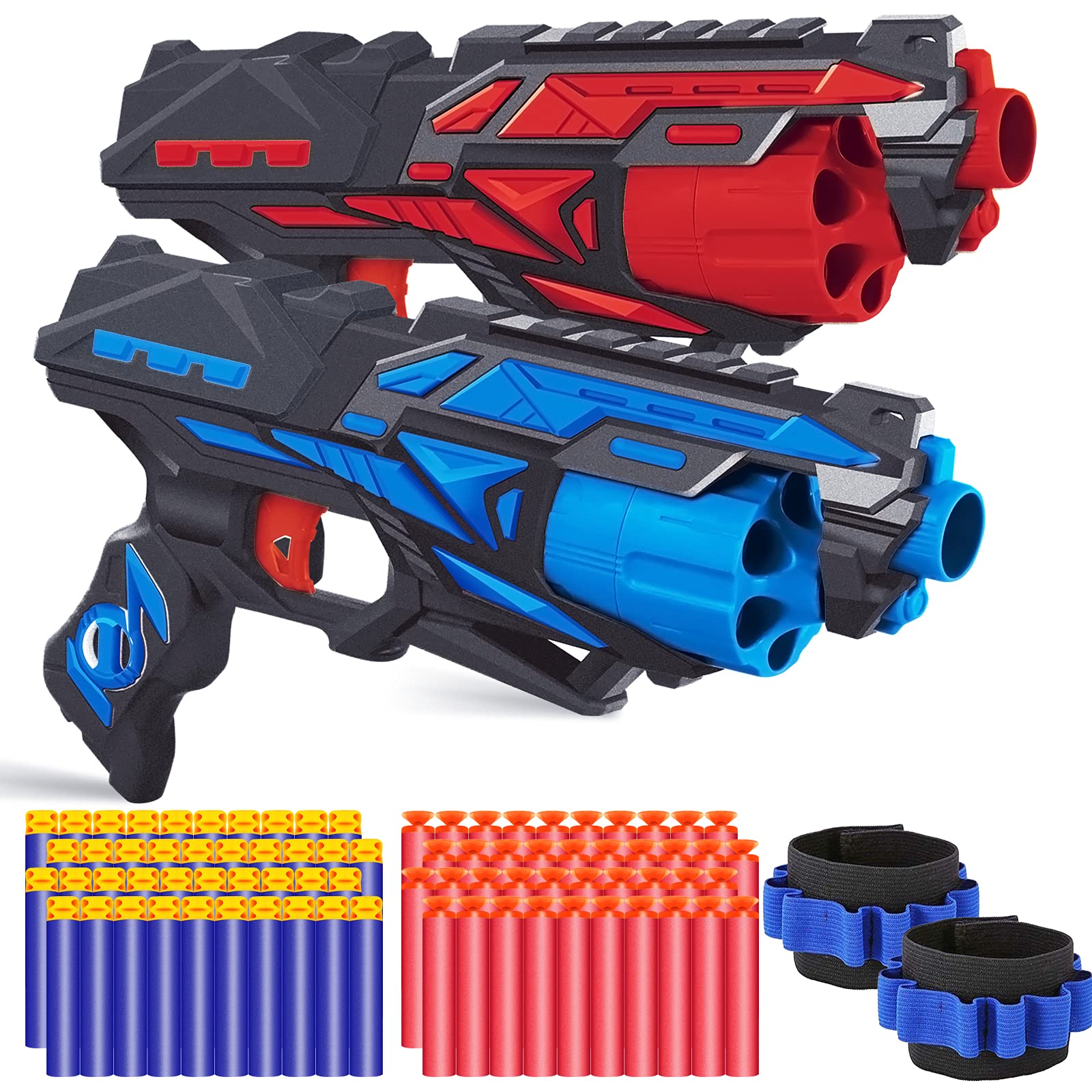 POKONBOY blaster 2-pack front view for dynamic backyard battles