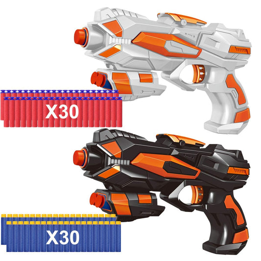 POKONBOY 60 darts refill kit keeps kids playing with soft foam ammo