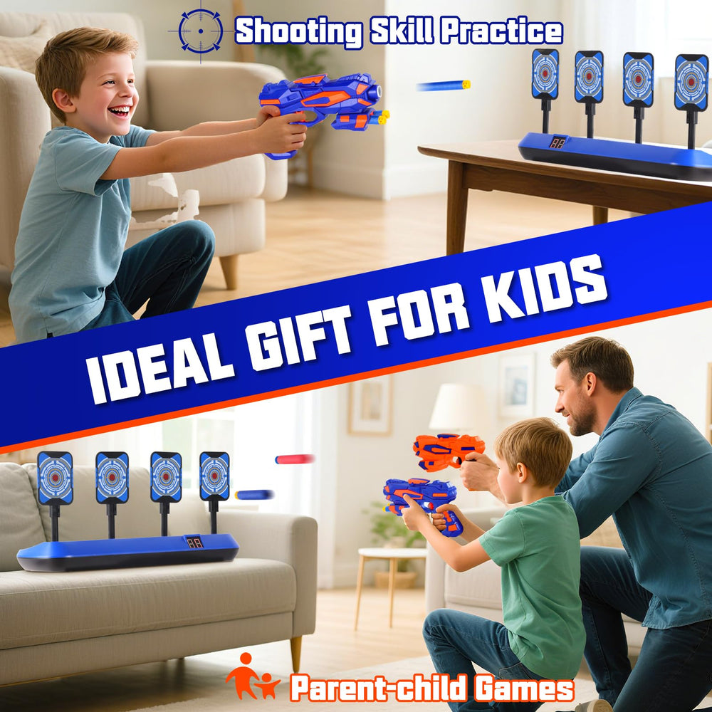 POKONBOY 80 foam darts with safe tips for extended play.