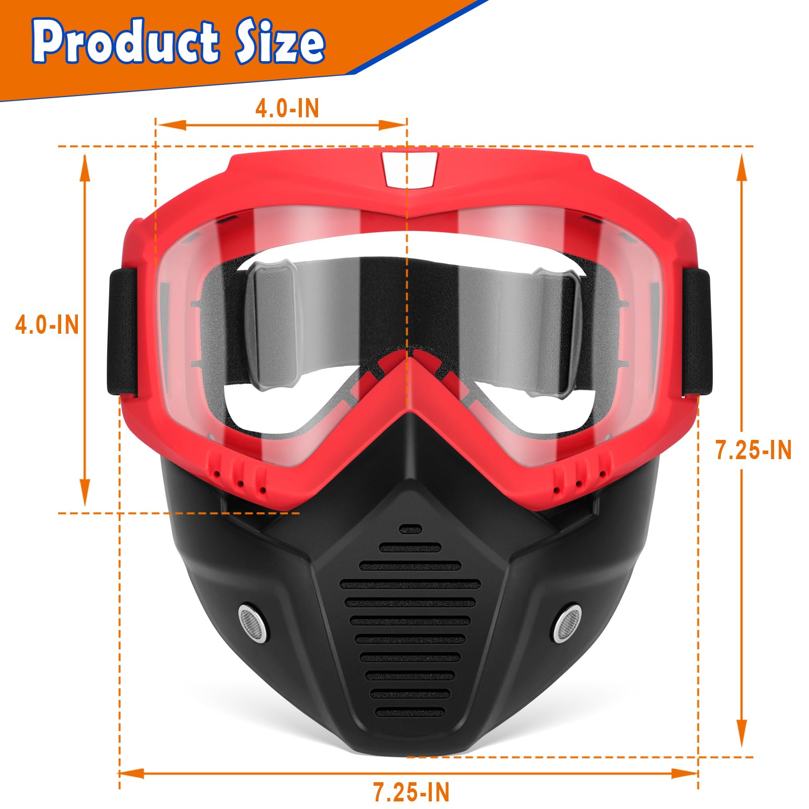 POKONBOY goggles with adjustable strap secure fit during long Nerf sessions
