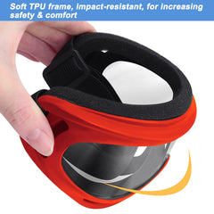 POKONBOY white goggles for Nerf games help keep vision clear.