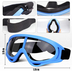 POKONBOY goggles side view blue provide snug fit during fast game play